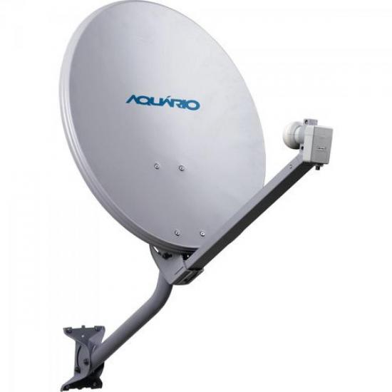 Antena Miniparabólica Banda KU DTH60 AQUÁRIO por 0,00 à vista no boleto/pix ou parcele em até 1x sem juros. Compre na loja Mundomax!