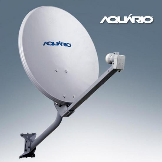 Antena Miniparabólica Banda KU DTH60 AQUÁRIO por 0,00 à vista no boleto/pix ou parcele em até 1x sem juros. Compre na loja Mundomax!