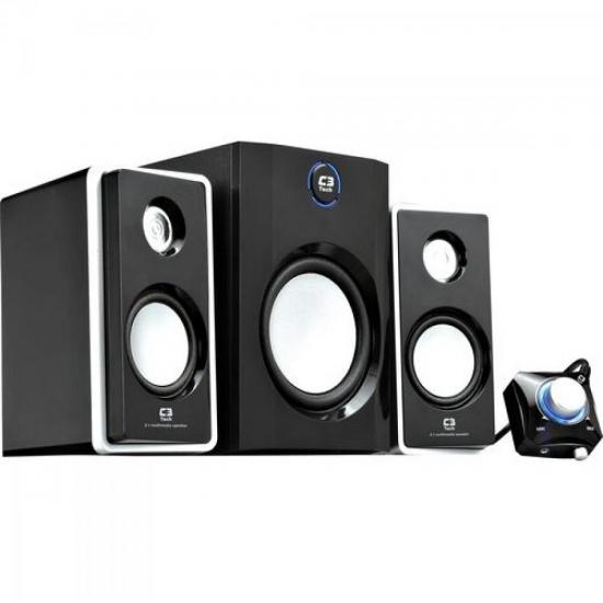 Caixa Multimídia 2.1 Com Subwoofer TCS3150 Preto C3 TECH por 0,00 à vista no boleto/pix ou parcele em até 1x sem juros. Compre na loja Mundomax!