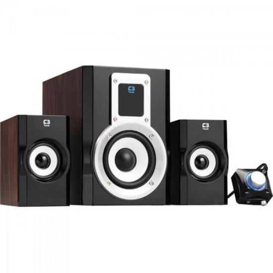 Caixa Multimídia 2.1 Com Subwoofer TCS3252 Preto C3 TECH por 0,00 à vista no boleto/pix ou parcele em até 1x sem juros. Compre na loja Mundomax!