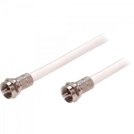 Cabo RG59 + RG59 2M Branco JYI por 0,00 à vista no boleto/pix ou parcele em até 1x sem juros. Compre na loja Mundomax!