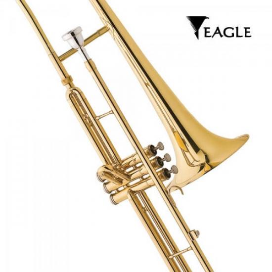 Trombone de Pisto Longo TV602 Bb EAGLE por 0,00 à vista no boleto/pix ou parcele em até 1x sem juros. Compre na loja Mundomax!
