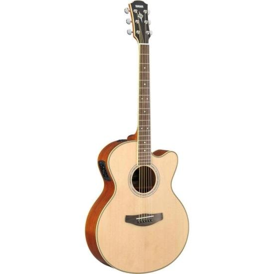 Violão Yamaha CPX700II Eletroacústico Aço Natural por 3.974,99 à vista no boleto/pix ou parcele em até 12x sem juros. Compre na loja Mundomax!