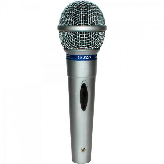 Microfone Leson MC-200 Dinâmico Cardióide Prata (36186)