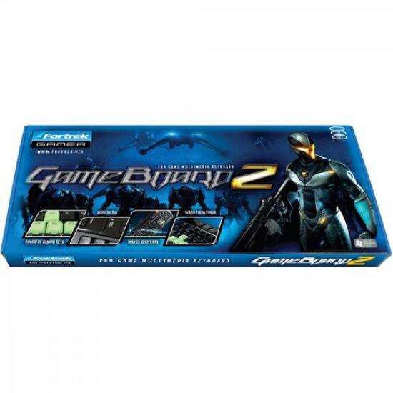 Teclado Multimídia USB GK-701BK Preto FORTREK por 0,00 à vista no boleto/pix ou parcele em até 1x sem juros. Compre na loja Mundomax!