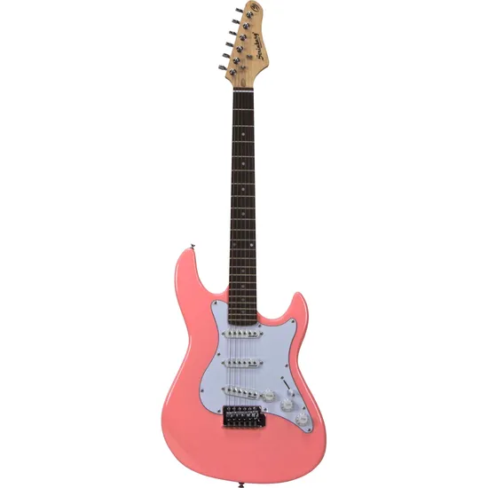 Guitarra STRINBERG EGS216 Rosa por 0,00 à vista no boleto/pix ou parcele em até 1x sem juros. Compre na loja Mundomax!