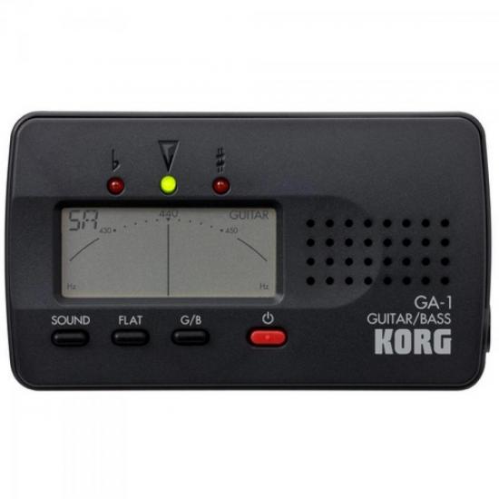 Afinador Para Guitarra e Contra-Baixo GA1 KORG por 0,00 à vista no boleto/pix ou parcele em até 1x sem juros. Compre na loja Mundomax!