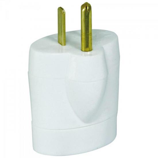 Pino Adaptador Reverso 2P + T 15A 250V Branco DANEVA por 0,00 à vista no boleto/pix ou parcele em até 1x sem juros. Compre na loja Mundomax!