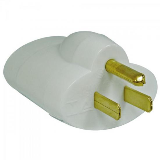 Pino Adaptador Reverso 2P + T 15A 250V Branco DANEVA por 0,00 à vista no boleto/pix ou parcele em até 1x sem juros. Compre na loja Mundomax!