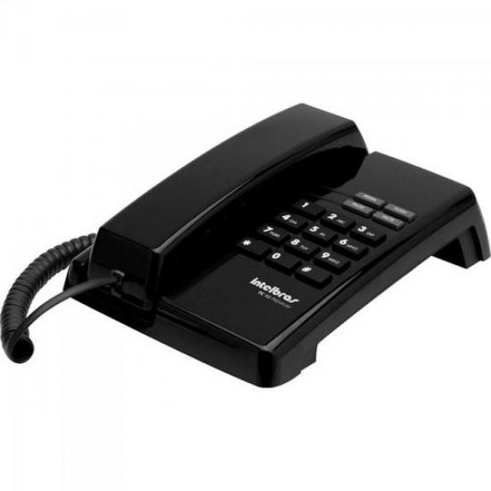 Telefone Com Fio Preto TC50 Premium INTELBRAS por 0,00 à vista no boleto/pix ou parcele em até 1x sem juros. Compre na loja Mundomax!