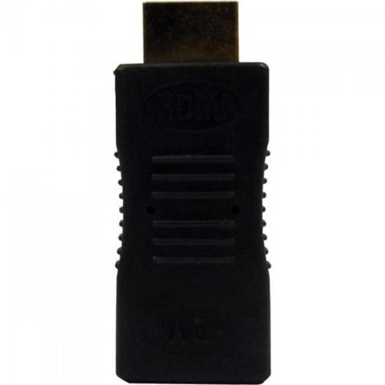 Adaptador HDMI Macho x HDMI Fêmea Gold SMART por 0,00 à vista no boleto/pix ou parcele em até 1x sem juros. Compre na loja Mundomax!