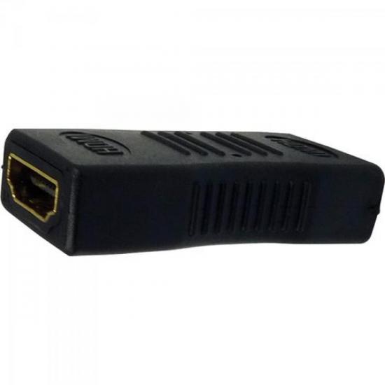 Emenda HDMI Fêmea X HDMI Fêmea Gold Storm por 5,00 à vista no boleto/pix ou parcele em até 1x sem juros. Compre na loja Mundomax!