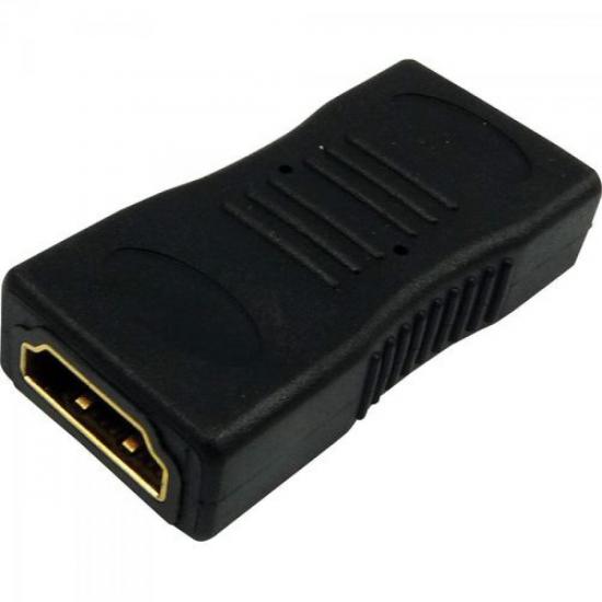 Emenda HDMI Fêmea X HDMI Fêmea Gold Storm por 5,00 à vista no boleto/pix ou parcele em até 1x sem juros. Compre na loja Mundomax!