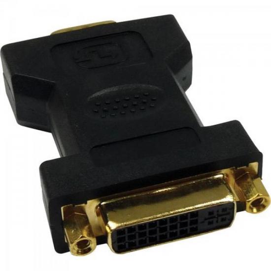 Adaptador DVI Fêmea x VGA Macho Gold SMART GENÉRICO por 0,00 à vista no boleto/pix ou parcele em até 1x sem juros. Compre na loja Mundomax!