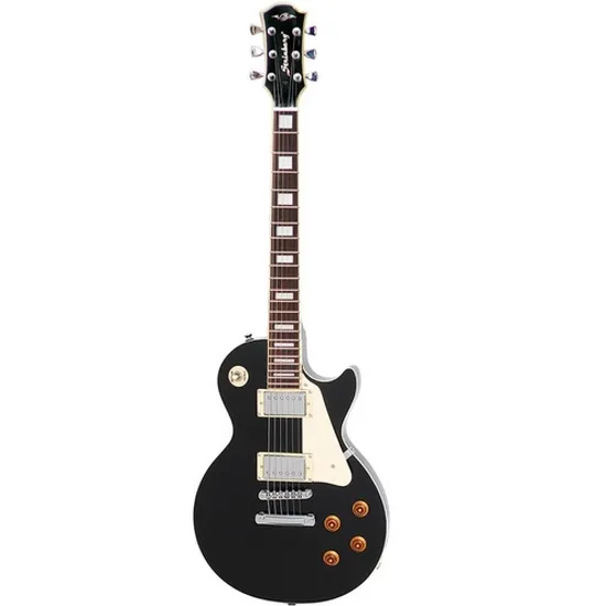 Guitarra STRINBERG Les Paul CLP79 Preta por 0,00 à vista no boleto/pix ou parcele em até 1x sem juros. Compre na loja Mundomax!
