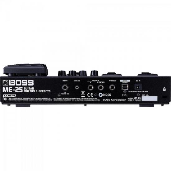 Pedaleira Para Guitarra ME-25 BOSS - Mundomax