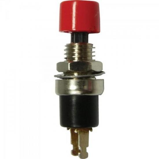 Chave Pushbutton PS101R Vermelho N/A 1A FUSIBRAS por 0,00 à vista no boleto/pix ou parcele em até 1x sem juros. Compre na loja Mundomax!
