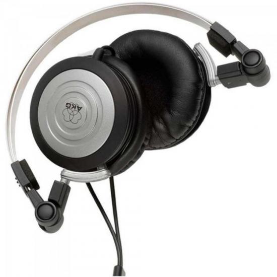 Fone de Ouvido AKG K414P Profissional Compacto Preto/Prata por 179,00 à vista no boleto/pix ou parcele em até 7x sem juros. Compre na loja Mundomax!