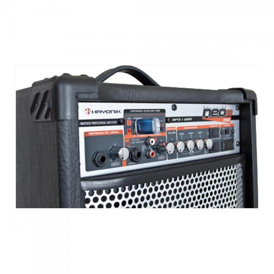 Caixa Multiuso NEO.U 200 USB 30W RMS HAYONIK por 0,00 à vista no boleto/pix ou parcele em até 1x sem juros. Compre na loja Mundomax!