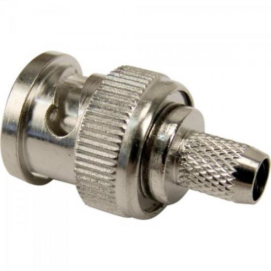 Conector BNC Macho p/ Crimpar RG59 GENÉRICO por 0,00 à vista no boleto/pix ou parcele em até 1x sem juros. Compre na loja Mundomax!