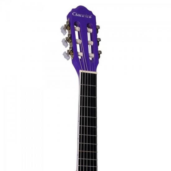 Violão GIANNINI Infantil 30\" (1/2) GWNXR Roxo por 0,00 à vista no boleto/pix ou parcele em até 1x sem juros. Compre na loja Mundomax!