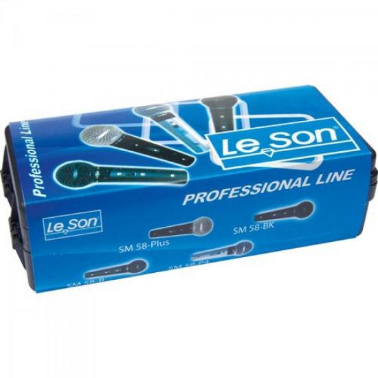 Microfone Profissional Com Fio Cardióide Champanhe SM58B LESON por 0,00 à vista no boleto/pix ou parcele em até 1x sem juros. Compre na loja Mundomax!