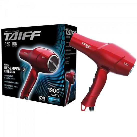 Secador de Cabelo 1900W 220V RED ÍON Vermelho TAIFF (37639)