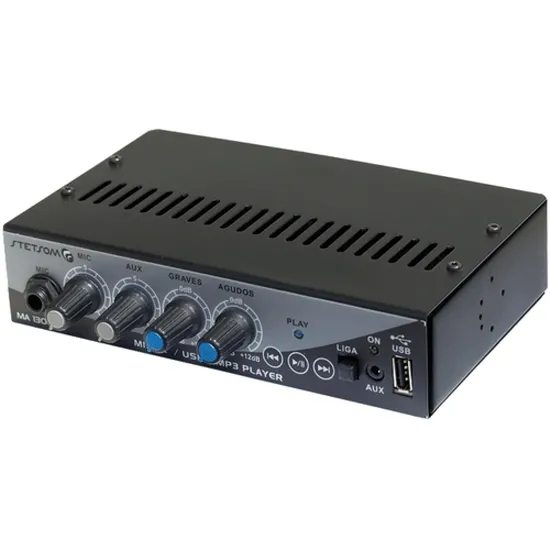 Mixer para Pen Drive/MP3/MP4 c/USB MA1300 STETSOM (37658)
