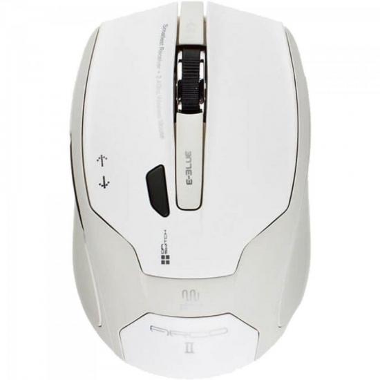 Mouse Laser Wireless 1480DPI USB ARCO2 Branco E-BLUE por 0,00 à vista no boleto/pix ou parcele em até 1x sem juros. Compre na loja Mundomax!