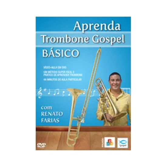 DVD Aprenda Trombone Gospel Básico RENATO FARIAS (37771)