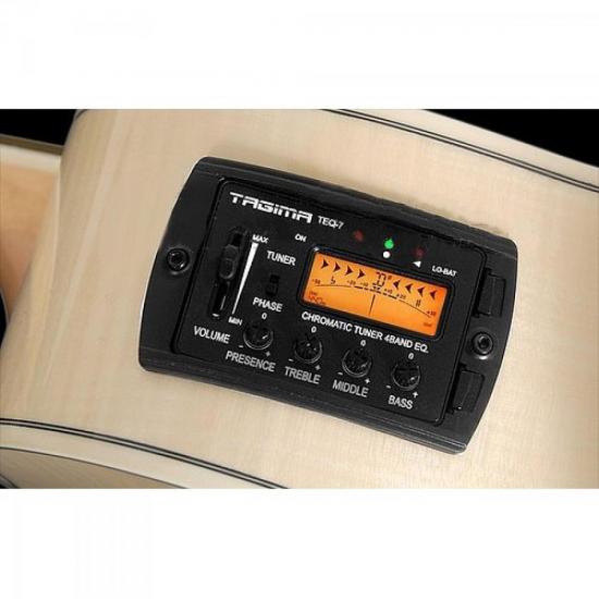 Violao TAGIMA Elétrico Aço Jumbo Maple por 0,00 à vista no boleto/pix ou parcele em até 1x sem juros. Compre na loja Mundomax!