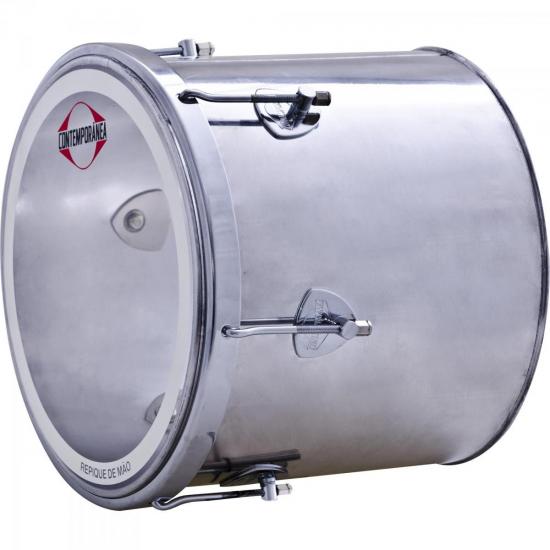 Repique de Mão 12\" em Alumínio CONTEMPORÂNEA por 0,00 à vista no boleto/pix ou parcele em até 1x sem juros. Compre na loja Mundomax!