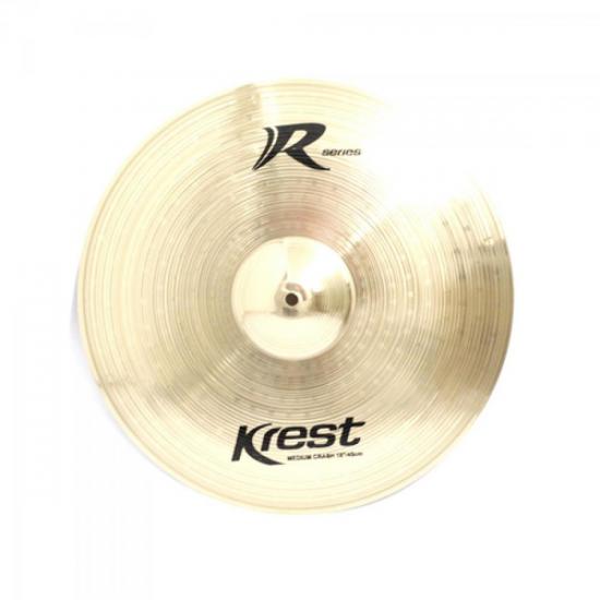 Prato Medium Crash R Series R18MC KREST CYMBALS por 0,00 à vista no boleto/pix ou parcele em até 1x sem juros. Compre na loja Mundomax!