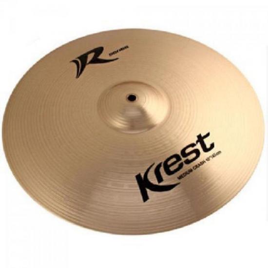Prato 19\" Power Crash R19PC KREST CYMBALS por 0,00 à vista no boleto/pix ou parcele em até 1x sem juros. Compre na loja Mundomax!