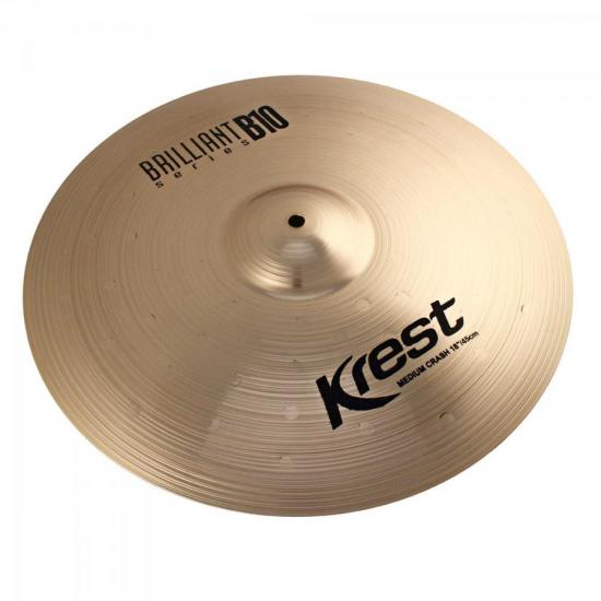 Prato 18\" M Crash Brilliant BT18MC KREST por 0,00 à vista no boleto/pix ou parcele em até 1x sem juros. Compre na loja Mundomax!