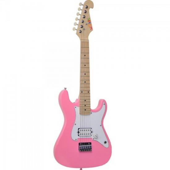 Guitarra TAGIMA Infantil Tagima Kids G1 Rosa por 0,00 à vista no boleto/pix ou parcele em até 1x sem juros. Compre na loja Mundomax!