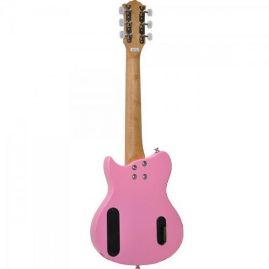 Guitarra TAGIMA Infantil Tagima Kids G2 Rosa Com Alto Falante por 0,00 à vista no boleto/pix ou parcele em até 1x sem juros. Compre na loja Mundomax!