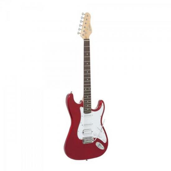 Guitarra GIANNINI Strato 1H2S G-101 Vermelha por 0,00 à vista no boleto/pix ou parcele em até 1x sem juros. Compre na loja Mundomax!