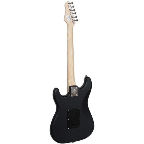 Guitarra Giannini G102 Preta Com Escudo Preto por 950,00 à vista no boleto/pix ou parcele em até 10x sem juros. Compre na loja Mundomax!