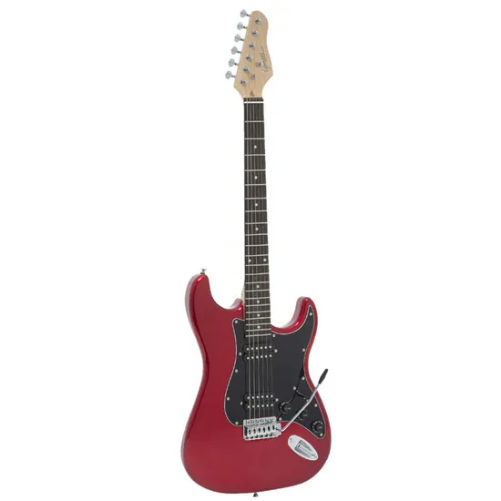 Guitarra GIANNINI Strato 2H G-102 Vermelha por 0,00 à vista no boleto/pix ou parcele em até 1x sem juros. Compre na loja Mundomax!