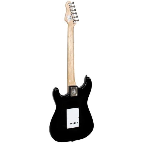 Guitarra Giannini G100 Preta Com Escudo Branco por 809,00 à vista no boleto/pix ou parcele em até 10x sem juros. Compre na loja Mundomax!