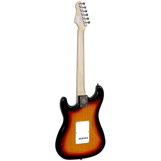 Guitarra Giannini G100 Sunburst Com Escudo Branco por 809,00 à vista no boleto/pix ou parcele em até 10x sem juros. Compre na loja Mundomax!
