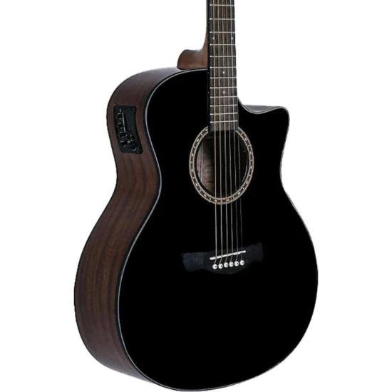 Violão Tagima Califórnia Medium Jumbo Aço Preto por 1.309,99 à vista no boleto/pix ou parcele em até 12x sem juros. Compre na loja Mundomax!