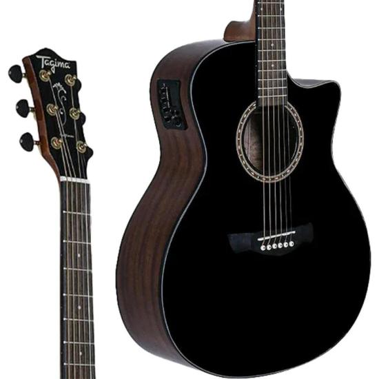 Violão Tagima Califórnia Medium Jumbo Aço Preto por 1.309,99 à vista no boleto/pix ou parcele em até 12x sem juros. Compre na loja Mundomax!