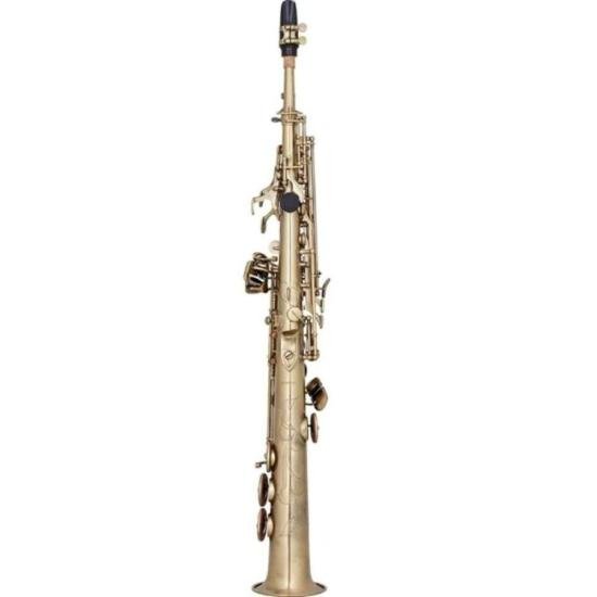 Saxofone Soprano Bb SP502-VG Envelhecido EAGLE por 6.999,00 à vista no boleto/pix ou parcele em até 12x sem juros. Compre na loja Mundomax!