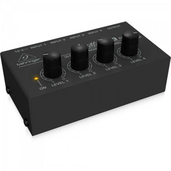 Mesa de Som 4 Canais Micromix Mx400 BEHRINGER por 303,90 à vista no boleto/pix ou parcele em até 10x sem juros. Compre na loja Mundomax!