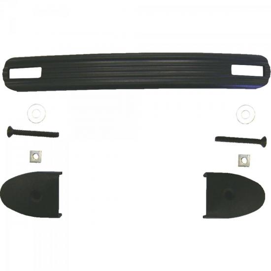 Alça Plástica 20cm c/2 Preta LUDOVICO por 0,00 à vista no boleto/pix ou parcele em até 1x sem juros. Compre na loja Mundomax!