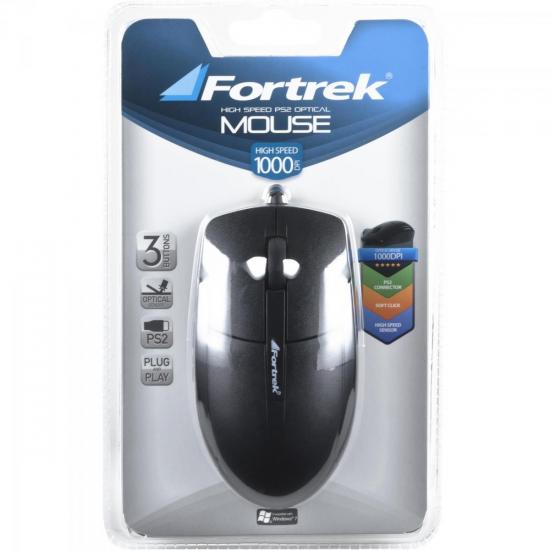 Mouse USB 1000dpi OM-101BK Preto FORTREK por 24,90 à vista no boleto/pix ou parcele em até 1x sem juros. Compre na loja Mundomax!