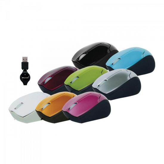 Mini Mouse Retrátil USB MM-601RD Vermelho FORTREK por 0,00 à vista no boleto/pix ou parcele em até 1x sem juros. Compre na loja Mundomax!