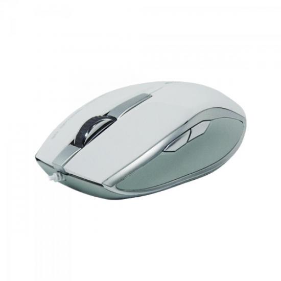 Mouse 1000dpi USB OM-301WH Branco FORTREK por 0,00 à vista no boleto/pix ou parcele em até 1x sem juros. Compre na loja Mundomax!